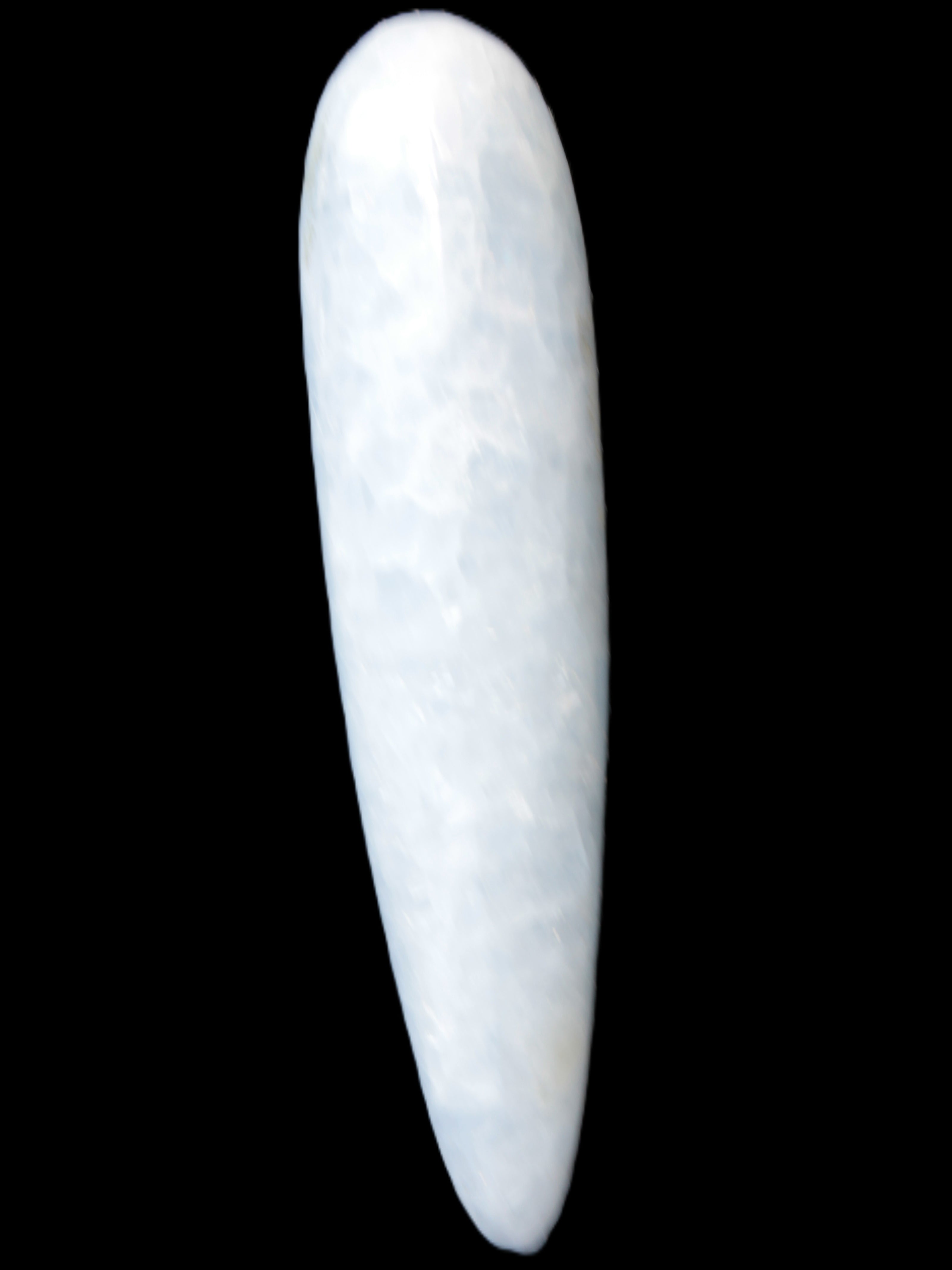 Celestite hand-carved massage wand, various sizes Rocks and Things Store