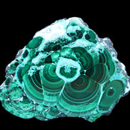 Silicified Malachite Chrysocolla slice 125*104*16mm 470g in sunlight - Rocks and Things Store