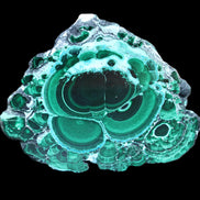 Silicified Malachite Chrysocolla slice 125*104*16mm 470g in sunlight - Rocks and Things Store