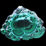 Silicified Malachite Chrysocolla slice 125*104*16mm 470g in sunlight - Rocks and Things Store