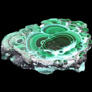 Silicified Malachite Chrysocolla slice 125*104*16mm 470g in sunlight - Rocks and Things Store