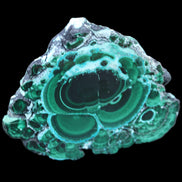 Silicified Malachite Chrysocolla slice 125*104*16mm 470g in sunlight - Rocks and Things Store