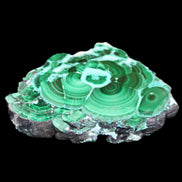 Silicified Malachite Chrysocolla slice 125*104*16mm 470g in sunlight - Rocks and Things Store