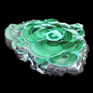 Silicified Malachite Chrysocolla slice 125*104*16mm 470g in sunlight - Rocks and Things Store