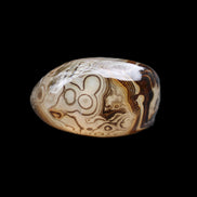 Crazy Lace Sardonyx Agate 36*22*18mm 37g in sunlight - Rocks and Things Store