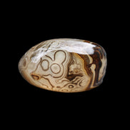 Crazy Lace Sardonyx Agate 36*22*18mm 37g in sunlight - Rocks and Things Store