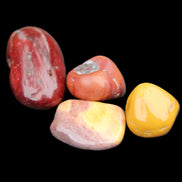 Mookaite 4 tumble polished stones 24g in sunlight - Rocks and Things Store