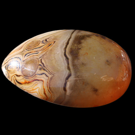 Crazy Lace Agate 55*33*19mm 47g in sunlight - Rocks and Things Store