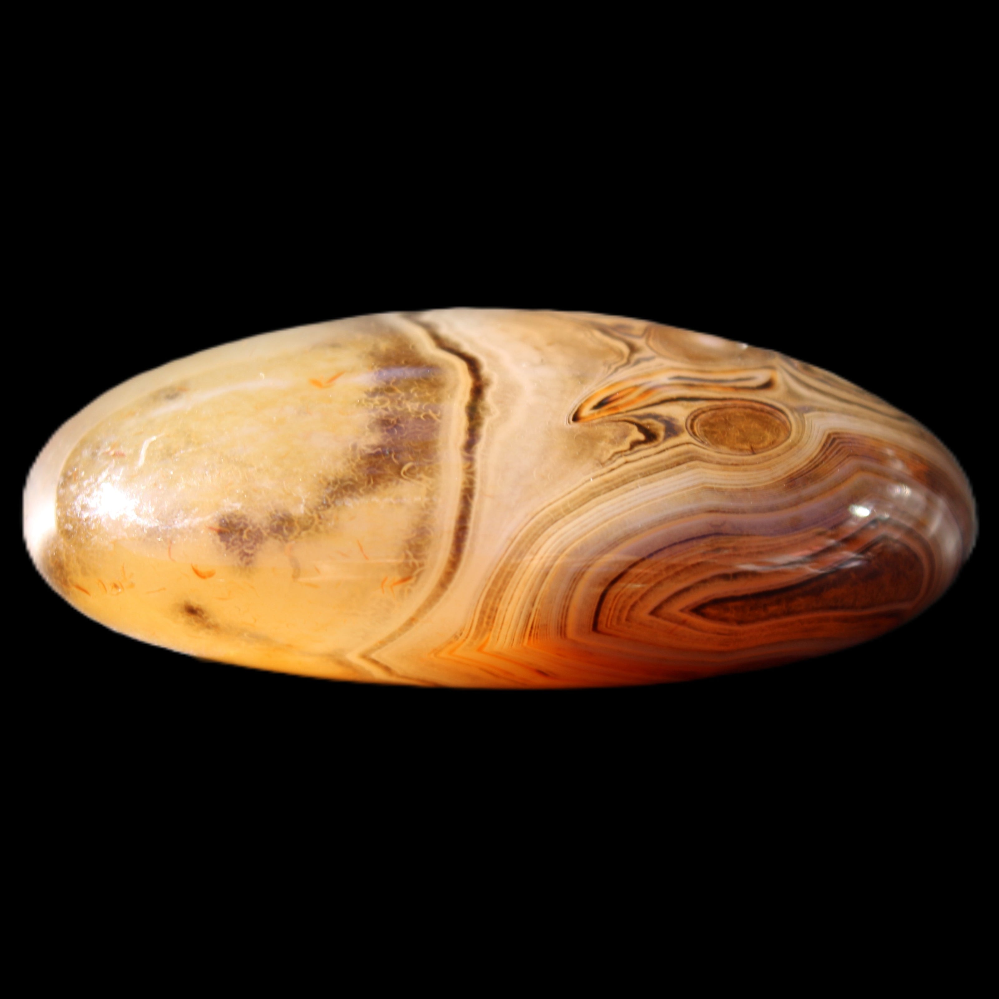 Crazy Lace Agate 55*33*19mm 47g in sunlight - Rocks and Things Store