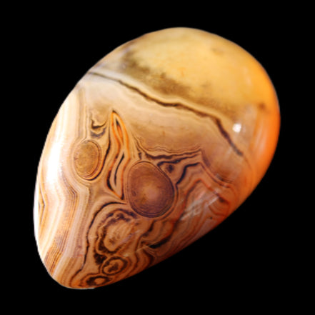 Crazy Lace Agate 55*33*19mm 47g in sunlight - Rocks and Things Store