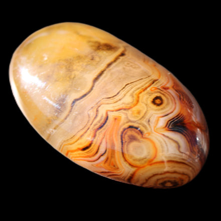 Crazy Lace Agate 55*33*19mm 47g in sunlight - Rocks and Things Store