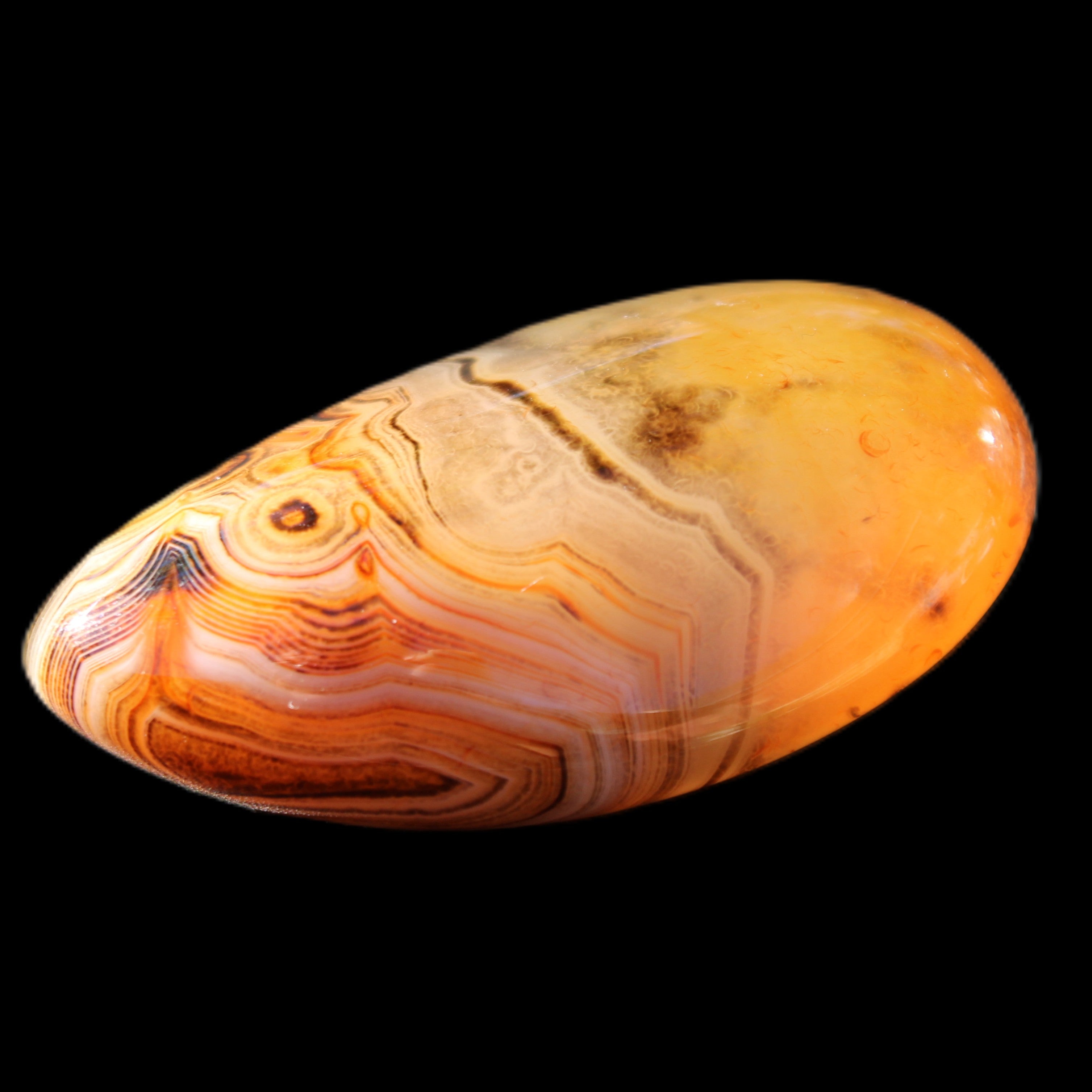 Crazy Lace Agate 55*33*19mm 47g in sunlight - Rocks and Things Store