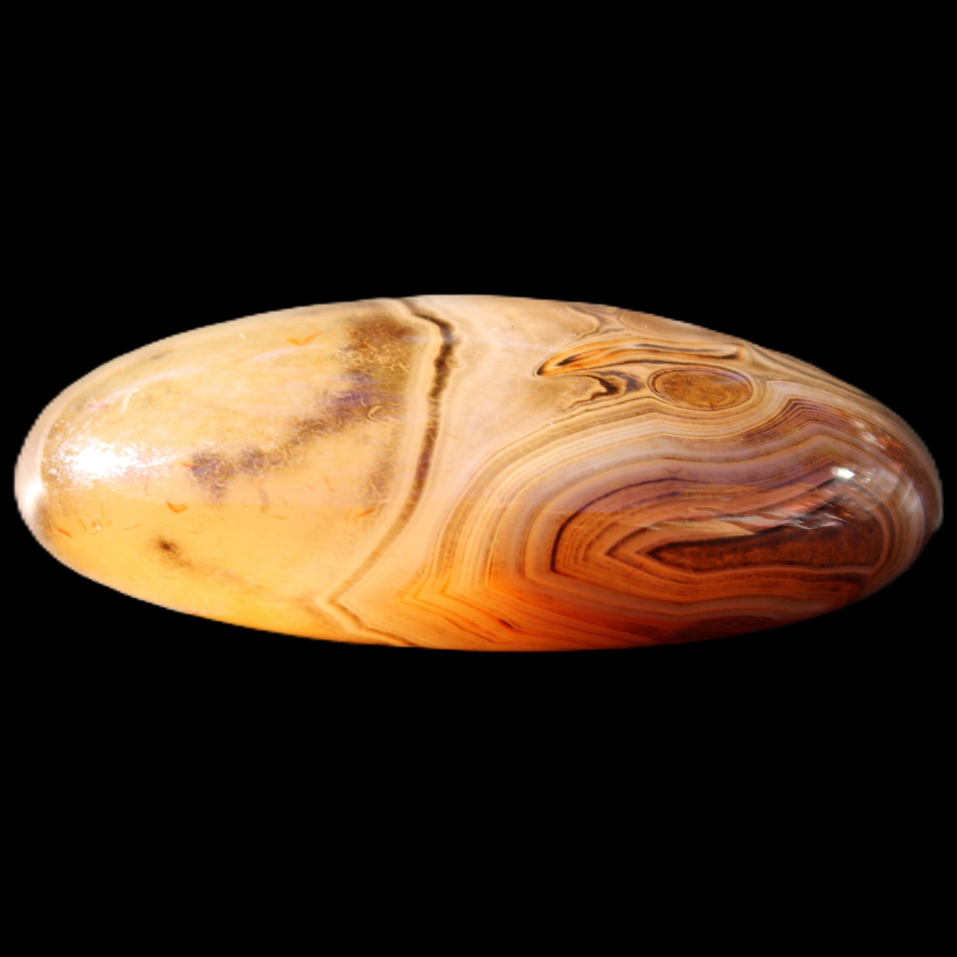 Crazy Lace Agate 55*33*19mm 47g in sunlight - Rocks and Things Store