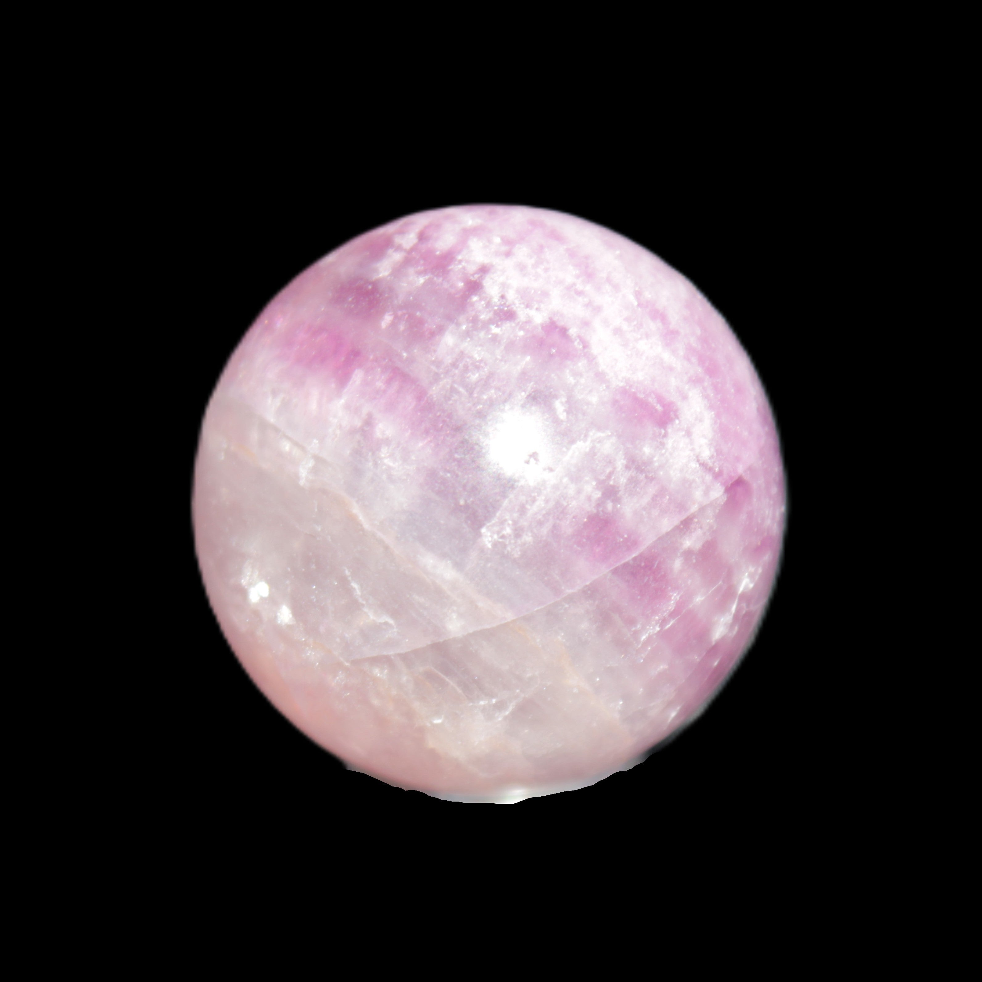 Rainbow Fluorite sphere 29mm 40g in sunlight - Rocks and Things Store