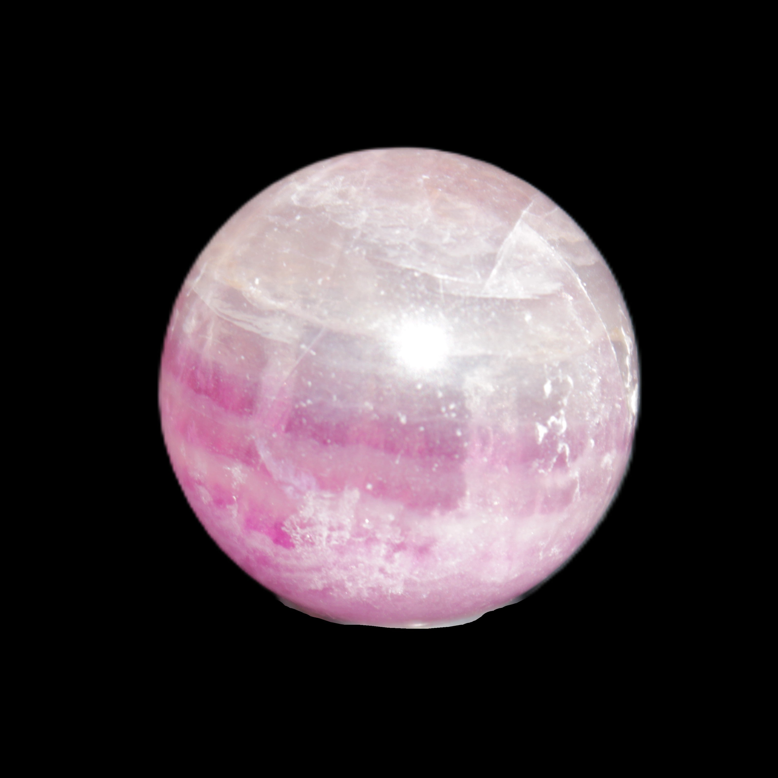 Rainbow Fluorite sphere 29mm 40g in sunlight - Rocks and Things Store