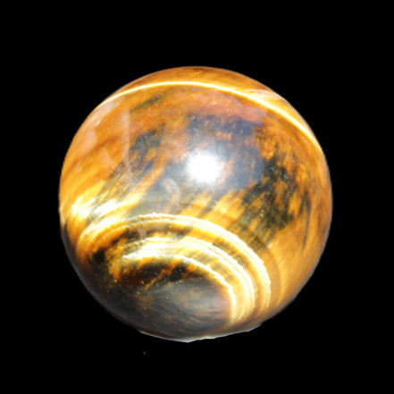 Golden Tigers Eye sphere 35mm 59g in sunlight - Rocks and Things Store