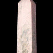 Pink Rhodonite wand 88mm 126g in sunlight - Rocks and Things Store