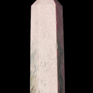 Pink Rhodonite wand 88mm 126g in sunlight - Rocks and Things Store