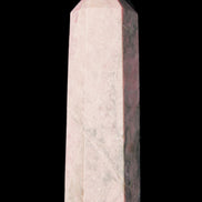 Pink Rhodonite wand 88mm 126g in sunlight - Rocks and Things Store