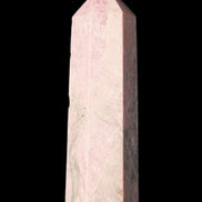 Pink Rhodonite wand 88mm 126g in sunlight - Rocks and Things Store