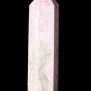 Pink Rhodonite wand 88mm 126g in sunlight - Rocks and Things Store