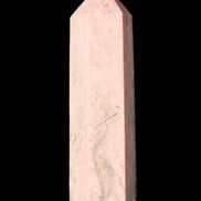 Pink Rhodonite wand 88mm 126g in sunlight - Rocks and Things Store