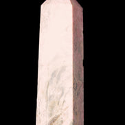 Pink Rhodonite wand 88mm 126g in sunlight - Rocks and Things Store