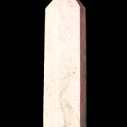 Pink Rhodonite wand 88mm 126g in sunlight - Rocks and Things Store