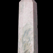 Pink Rhodonite wand 88mm 126g in sunlight - Rocks and Things Store