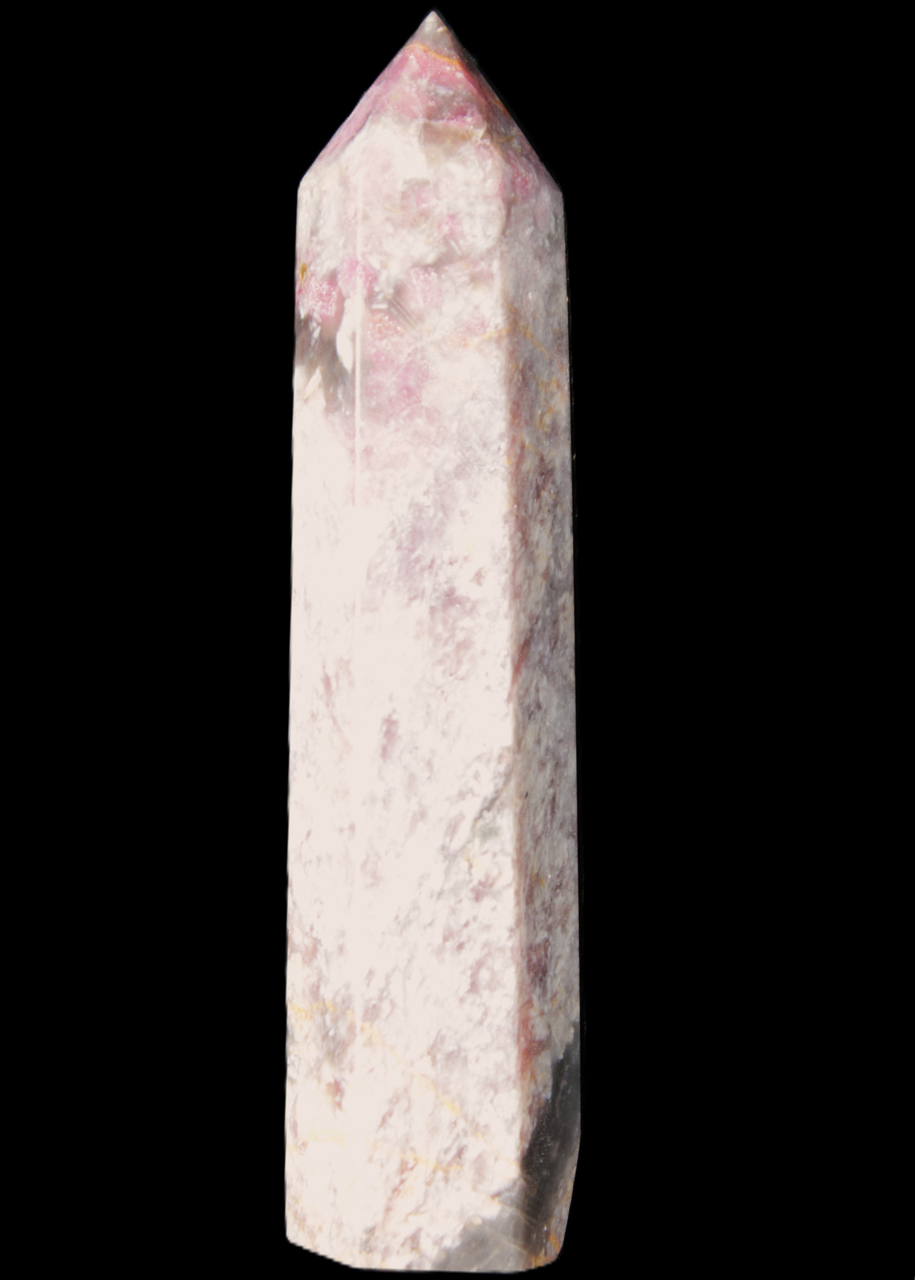 Pink Tourmaline wand 104mm 96g in sunlight - Rocks and Things Store