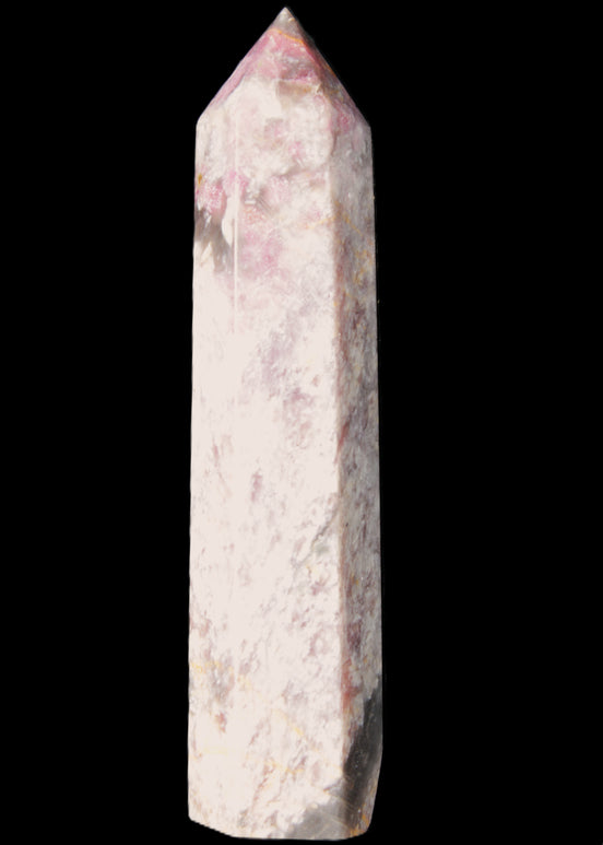 Pink Tourmaline wand 104mm 96g in sunlight - Rocks and Things Store