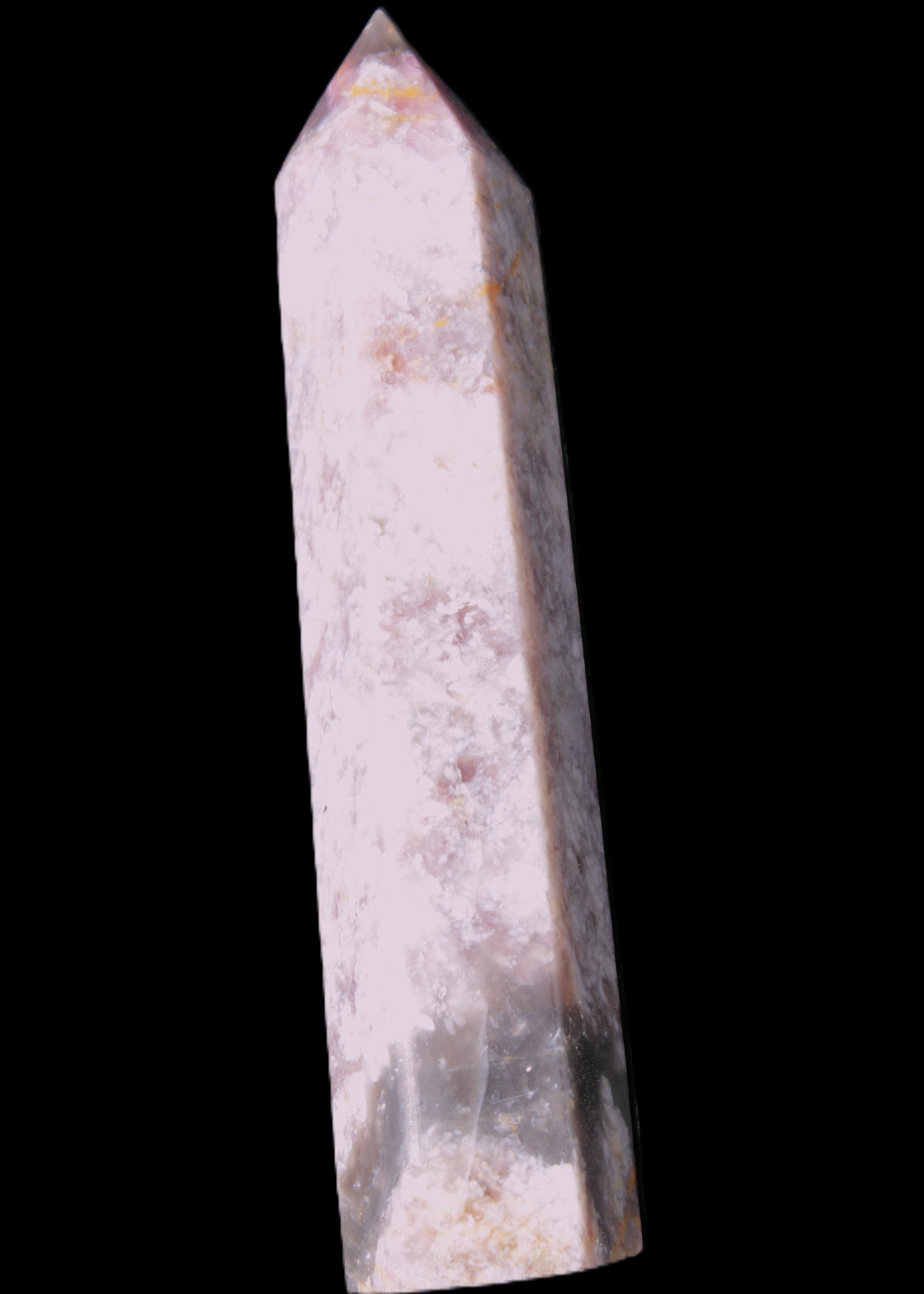 Pink Tourmaline wand 104mm 96g in sunlight - Rocks and Things Store