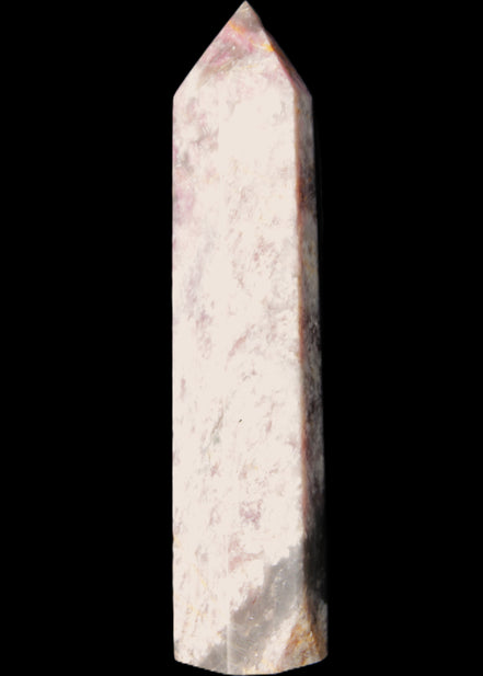 Pink Tourmaline wand 104mm 96g in sunlight - Rocks and Things Store