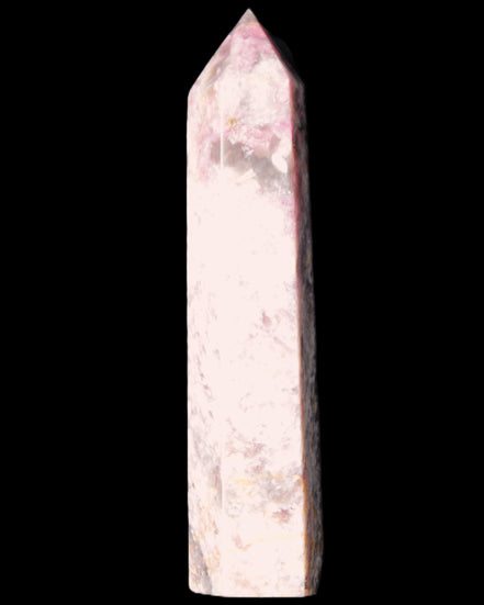 Pink Tourmaline wand 104mm 96g in sunlight - Rocks and Things Store