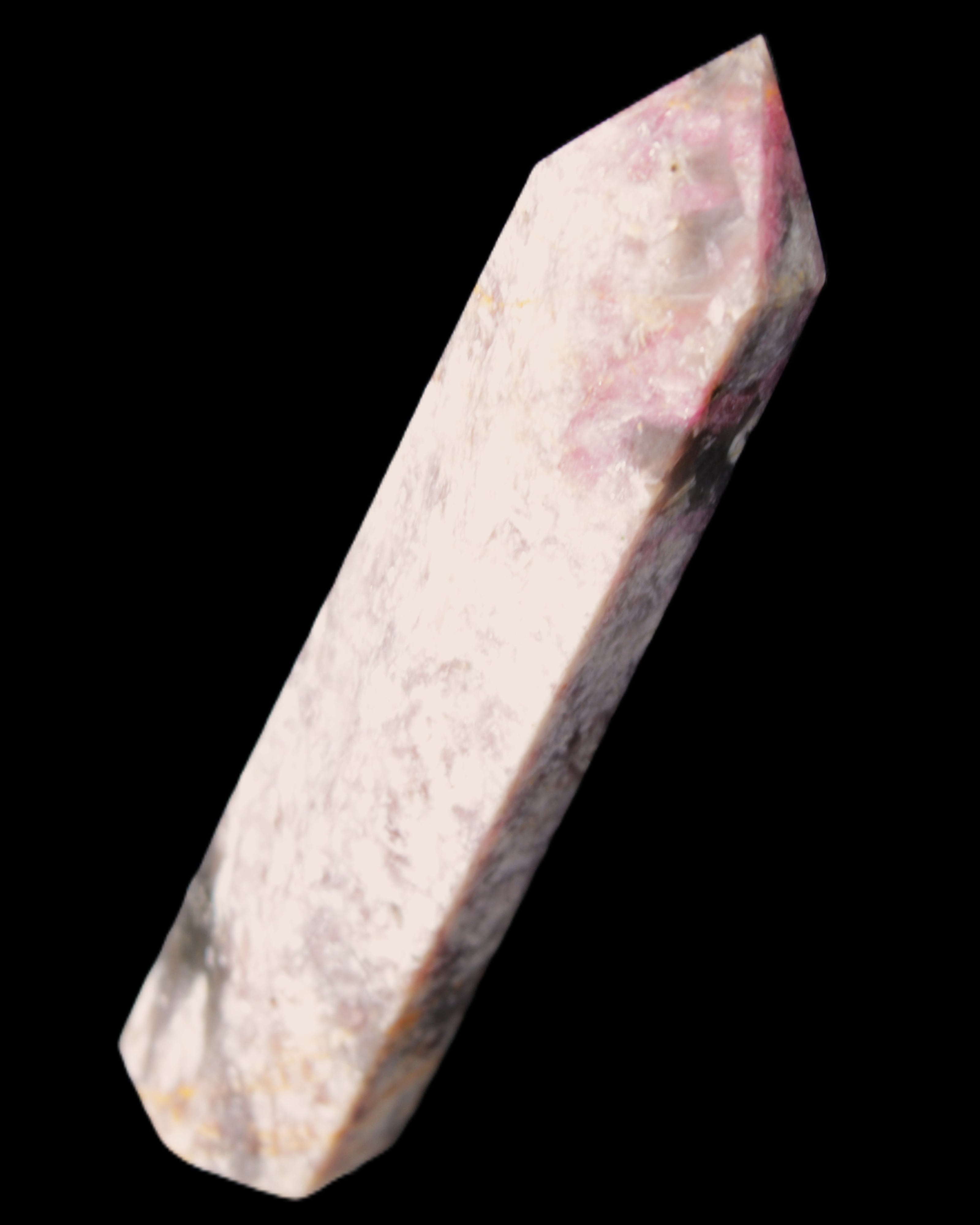 Pink Tourmaline wand 104mm 96g in sunlight - Rocks and Things Store