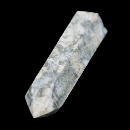 Llanite Que Sera Stone wand 88mm 68g in sunlight - Rocks and Things Store