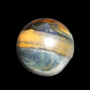 Blue Tigers Eye sphere 32mm 49g in sunlight - Rocks and Things Store