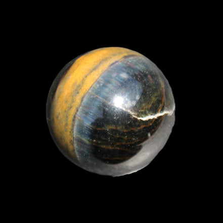 Blue Tigers Eye sphere 32mm 49g in sunlight - Rocks and Things Store