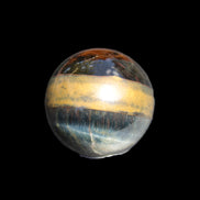 Blue Tigers Eye sphere 32mm 49g in sunlight - Rocks and Things Store