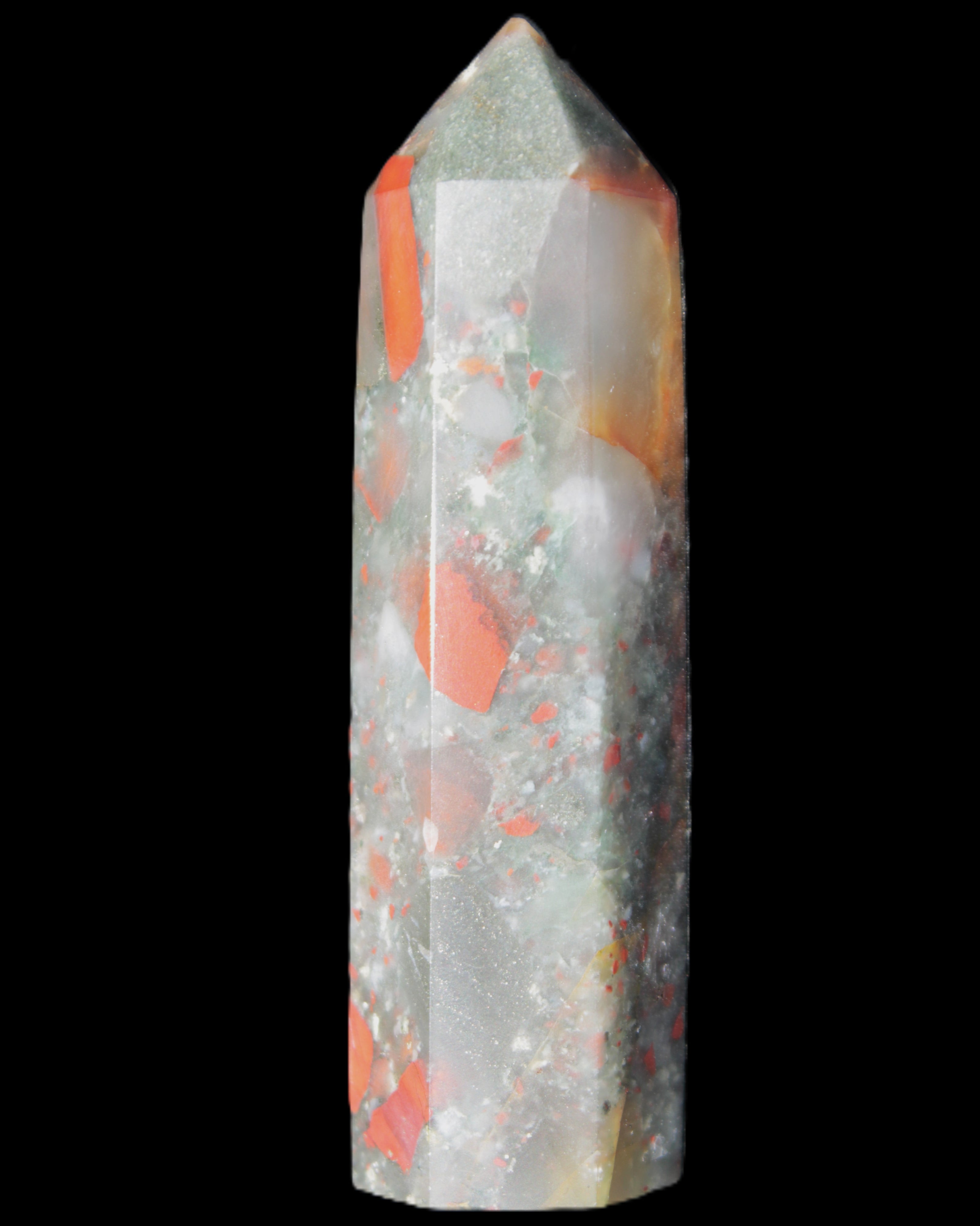 African Bloodstone wand 89mm 90g in sunlight - Rocks and Things Store