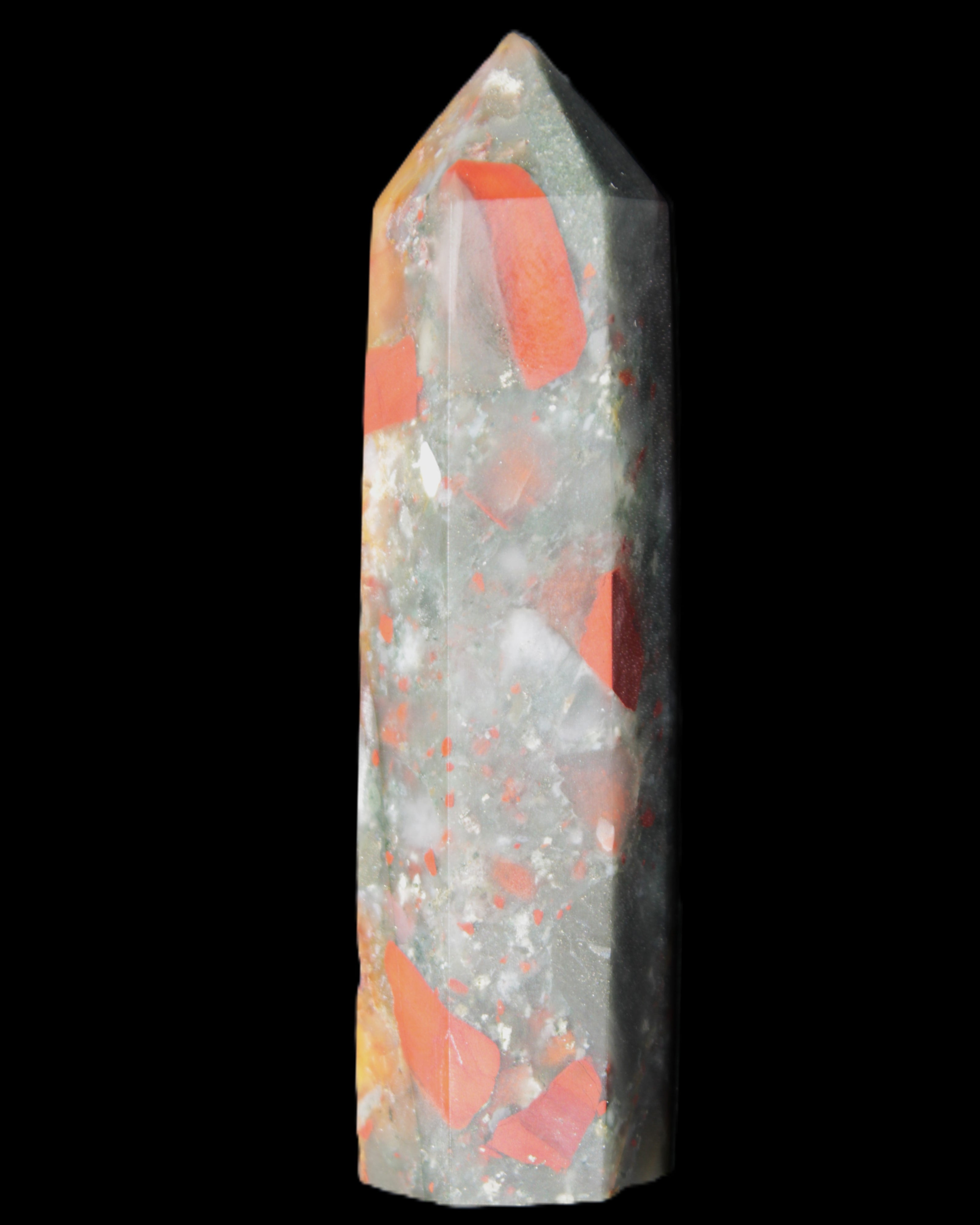 African Bloodstone wand 89mm 90g in sunlight - Rocks and Things Store