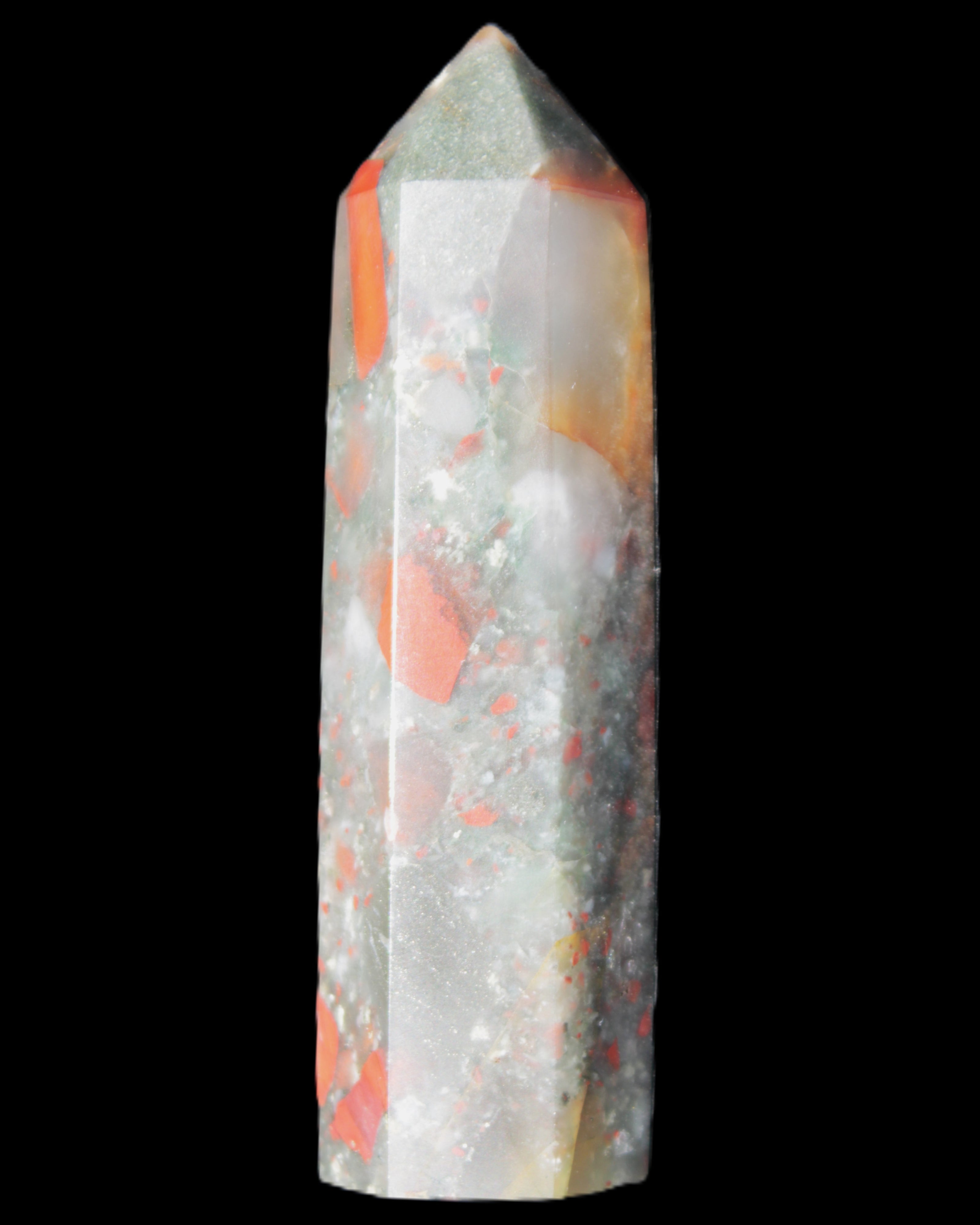 African Bloodstone wand 89mm 90g in sunlight - Rocks and Things Store