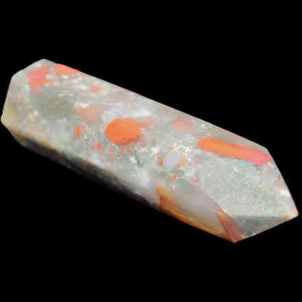 African Bloodstone wand 89mm 90g in sunlight - Rocks and Things Store