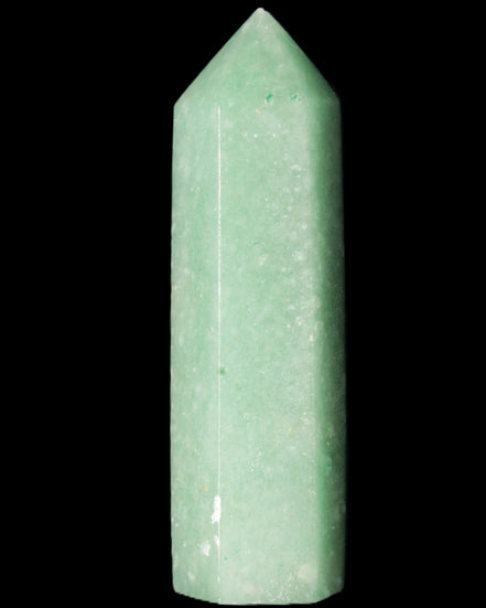 Green Aventurine wand 85mm 87g in sunlight - Rocks and Things Store
