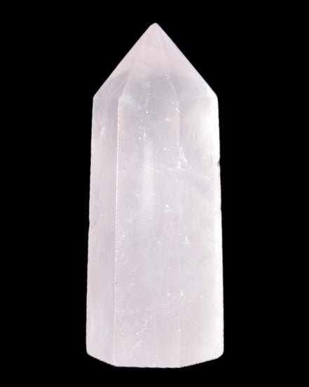 Pink Rose Quartz wand 64mm 60g in sunlight - Rocks and Things Store