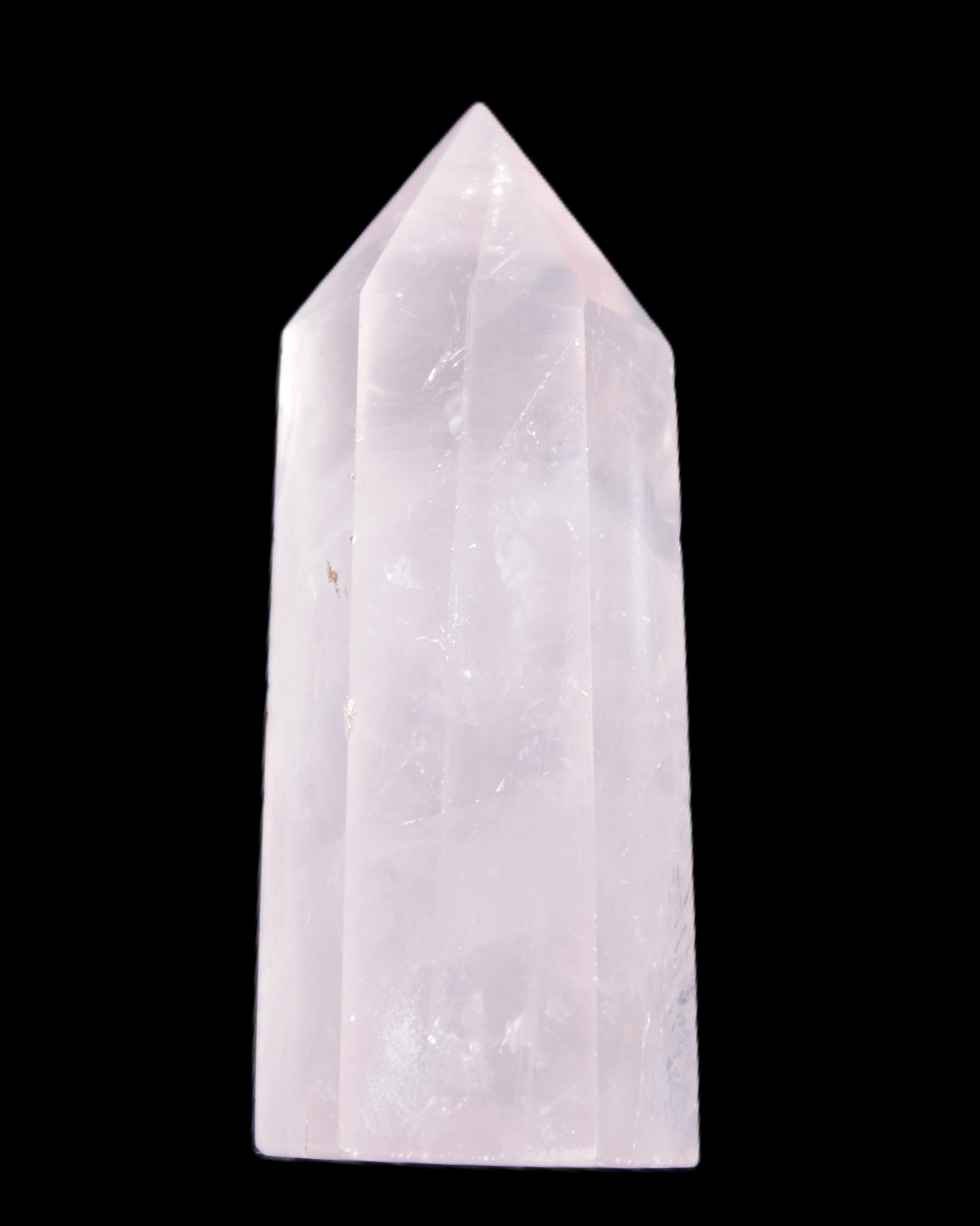 Pink Rose Quartz wand 64mm 60g in sunlight - Rocks and Things Store