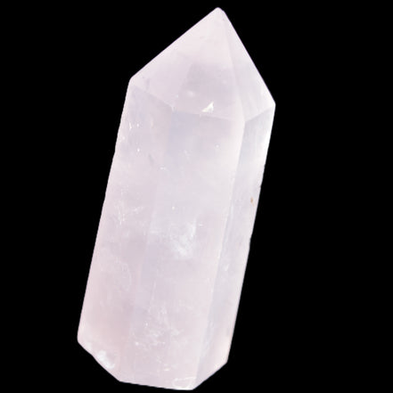 Pink Rose Quartz wand 64mm 60g in sunlight - Rocks and Things Store