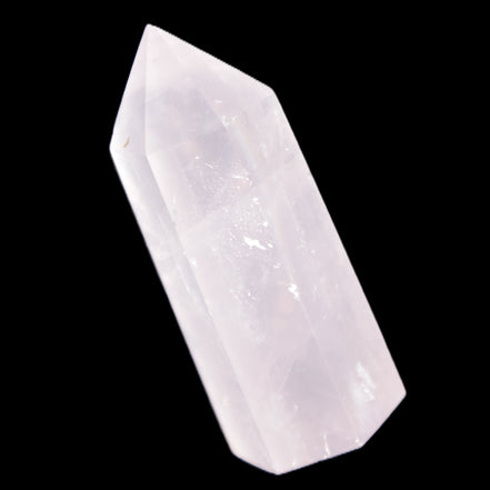 Pink Rose Quartz wand 64mm 60g in sunlight - Rocks and Things Store