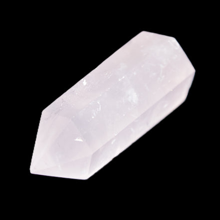Pink Rose Quartz wand 64mm 60g in sunlight - Rocks and Things Store