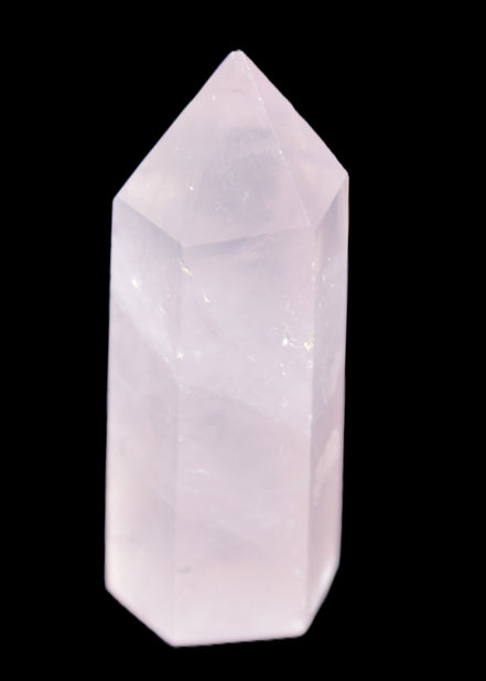 Pink Rose Quartz wand 64mm 60g in sunlight - Rocks and Things Store